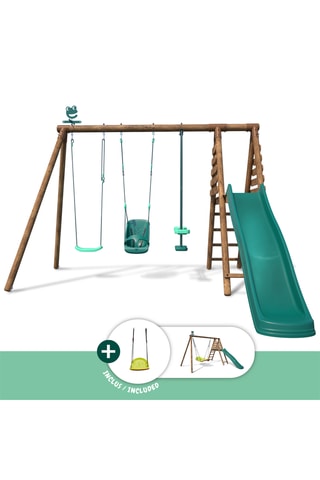 Station de jeux en bois Tulipe - De 3 à 12 ans