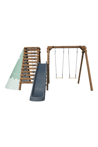 Aire de jeux en bois Apollon  - De 3 à 12 ans