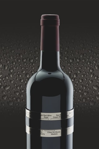 Manchon thermomètre pour bouteille à vin en acier inoxydable