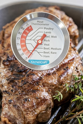 Thermomètre à viande en acier inoxydable