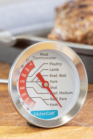 Thermomètre à viande en acier inoxydable