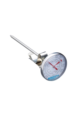 Thermomètre à mousser le lait en acier inoxydable