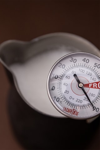 Thermomètre à lait en acier inoxydable