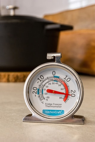 Thermomètre de réfrigérateur en acier inoxydable