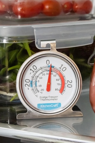 Thermomètre de réfrigérateur en acier inoxydable