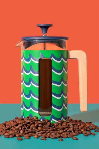Cafetera de émbolo de acero inoxidable - 1 l