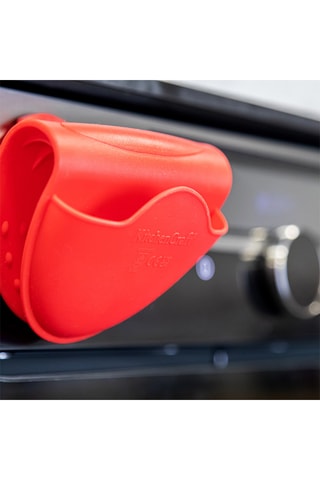 Manique de cuisine en silicone - Rouge