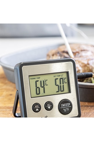 Thermomètre et minuteur de cuisson numérique 