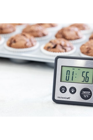 Thermomètre et minuteur de cuisson numérique 