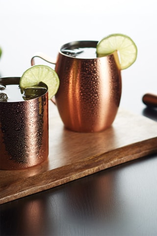 Taza de acero inoxidable y cobre - 55 cl