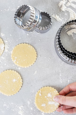 6 cortapastas de acero inoxidable 