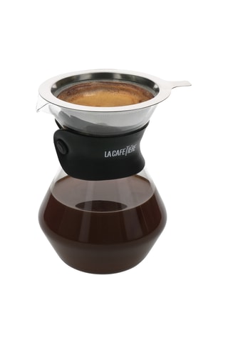 Cafetera de vidrio de borosilicato y silicona - 40 cl
