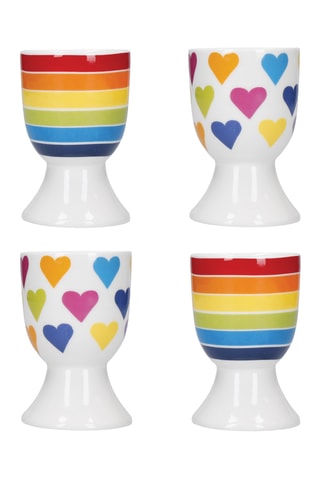 4 hueveras de porcelana - 4,7 cm