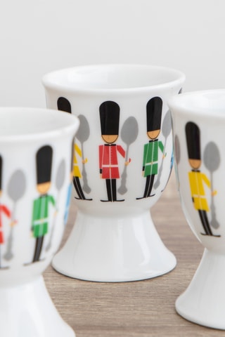 4 hueveras de porcelana - 4,7 cm