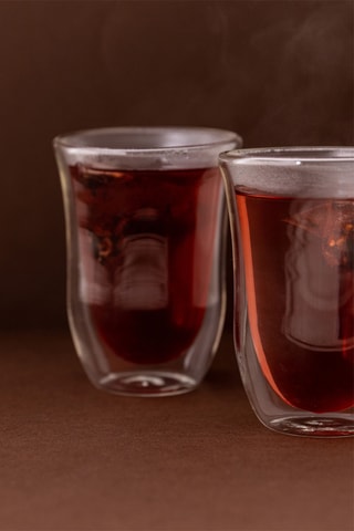 2 tazas de café de vidrio de borosilicato - 30 cl
