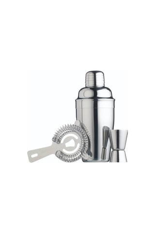 Set para preparación de cócteles de acero inoxidable - 3 piezas