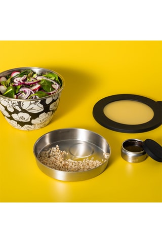 Service à salade en acier inoxydable sans BPA - 3 pièces 