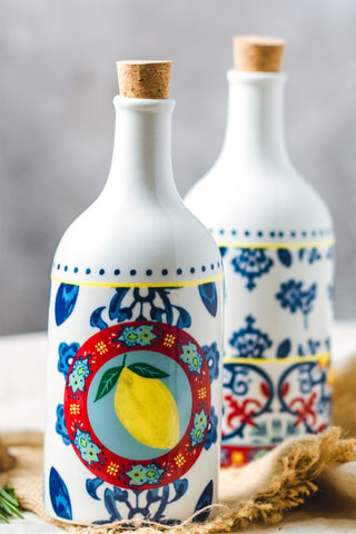 Aceitera y vinagrera de cerámica - 50 cl