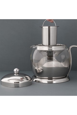 Tetera de acero inoxidable y vidrio de borosilicato - 1 l