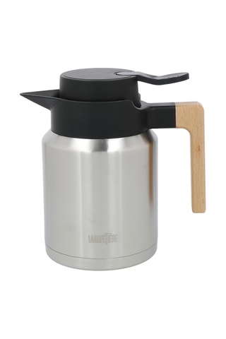 Cafetera isotérmica de acero inoxidable y haya - 1,2 l