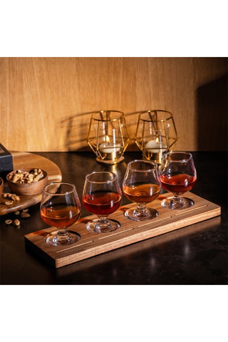 Set para vino de acacia - 5 piezas