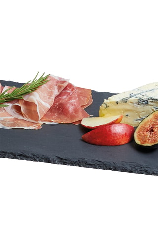 Plateau de service en ardoise et cuivre - 60 x 15 cm