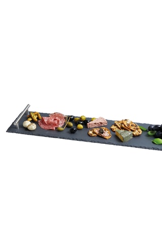 Plateau de service en ardoise - 60 x 15 cm