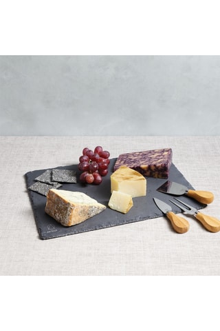 Service à fromage en ardoise - 4 pièces