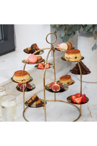 Présentoir pour amuse-bouches et desserts - 39,5 × 4,3 × 30 cm