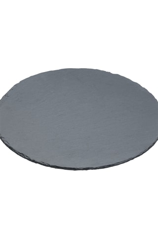 Plateau tournant en ardoise - 35 x 35 x 2,3 cm