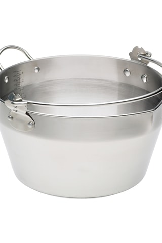 Bassine à confiture en acier inoxydable - 34 x 34,7 x 19 cm - 9 l