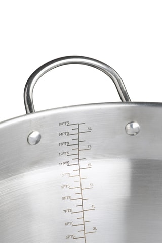 Bassine à confiture en acier inoxydable - 34 x 34,7 x 19 cm - 9 l