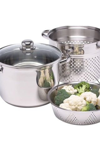 Olla para pasta de acero inoxidable - 20 cm - 4 l