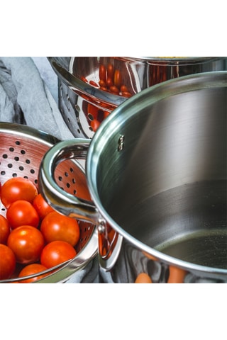 Olla para pasta de acero inoxidable - 20 cm - 4 l