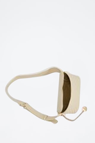 Riñonera de piel Manel - Beige