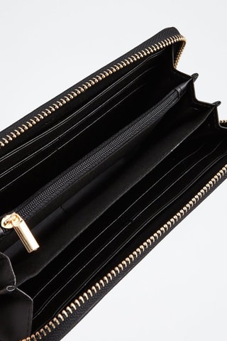 Cartera de piel Ali - Negro
