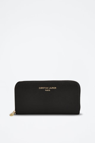 Cartera de piel Ali - Negro