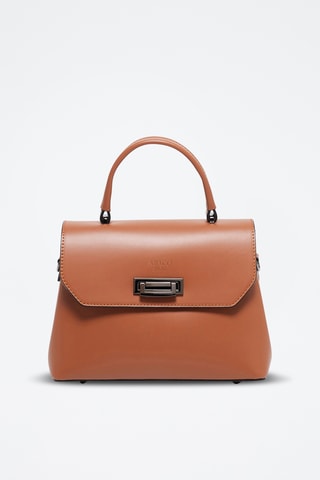 Bolso de piel de vaqueta Laurie - Camel