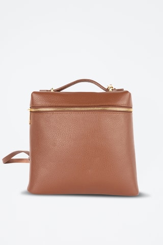 Mochila de piel Ester - Camel