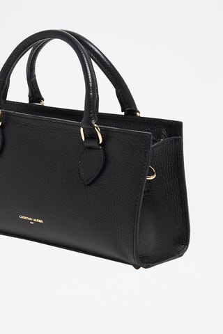 Bolso de piel Alexine - Negro