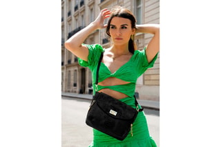 Bandolera de piel Acil - Negro