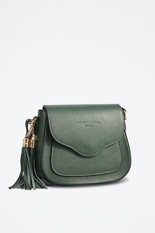 Bandolera de piel Ina - Verde