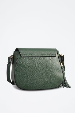 Bandolera de piel Ina - Verde