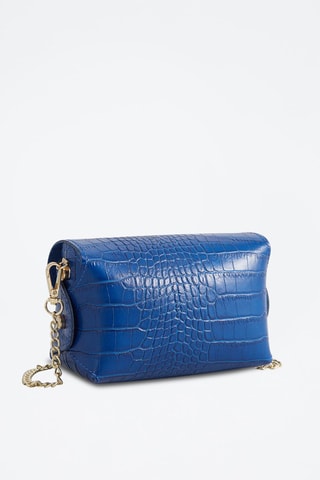 Bolso de mano de piel Etienne - Azul