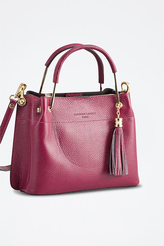 Bolso de piel Lamy - Violeta