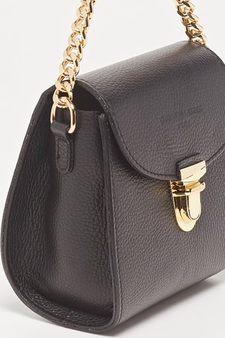 Bolso de piel Chelsea - Negro