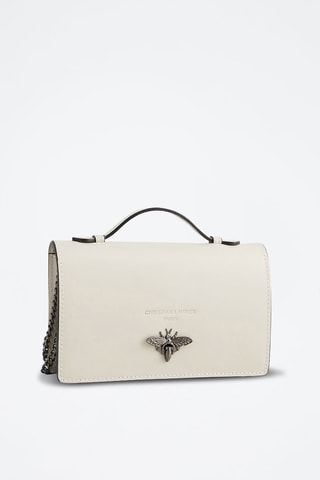 Bandolera de piel Stacy - Beige