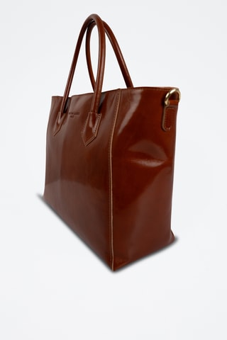 Bolso shopper de piel Aurora - Camel