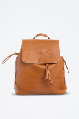 Mochila de piel Roxy - Camel