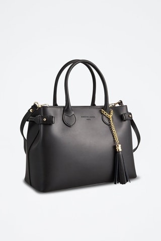 Bolso de piel Anita - Negro